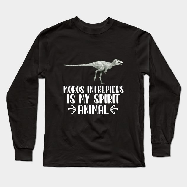 Moros Intrepidus is My Spirit Animal Long Sleeve T-Shirt by simonStufios